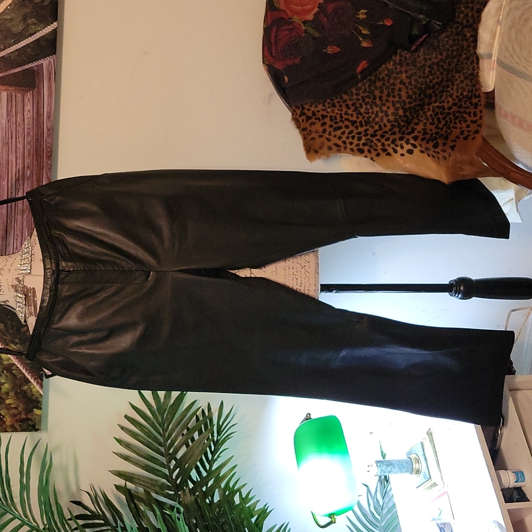 Pants Leather, By Lord &Taylor